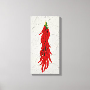 Impressão Em Tela Pimentos Chili Kitchen Art Pannel