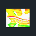 Impressão Em Tela Pincel arco-íris<br><div class="desc">explosão, legal, cores, design, vintage, pop-art, artístico, pele, spray, moda</div>