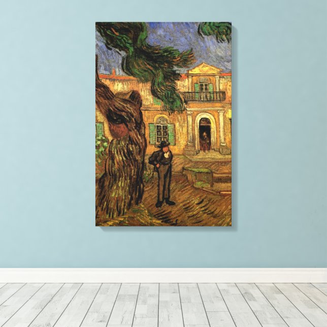 Impressão Em Tela Pine Trees em Santo-Paul por Vincent van Gogh (Insitu(piso de madeira))