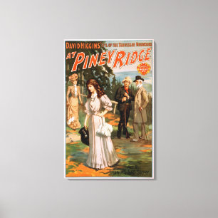 Impressão Em Tela Piney Ridge "Idyl of the Tennessee Mountain"