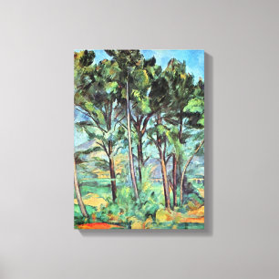Impressão Em Tela Pinheiro com Viaduto por Paul Cezanne, Arte Antiga