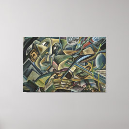 Impressão Em Tela Pintura a óleo cúbica