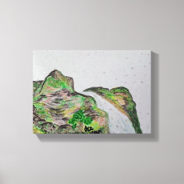 Impressão Em Tela Pintura a óleo de Pastel em Canvass (Frente)