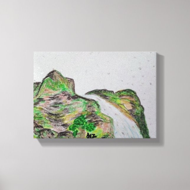 Impressão Em Tela Pintura a óleo de Pastel em Canvass (Frente)