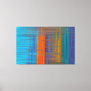 Impressão Em Tela pintura abstrato Cor retrorativa 11