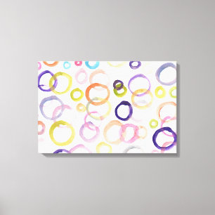 Impressão Em Tela pintura abstrato de aquarela
