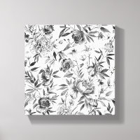 Pintura Botânica Floral em Aquarela Chinesa