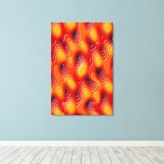 Impressão Em Tela Pintura Cinética de Turbulência Quântica