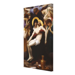 Impressão Em Tela Pintura clássica francesa de Bouguereau: Pieta (18