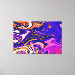 Impressão Em Tela Pintura Colorida Melhor arte, abstrato moderna
