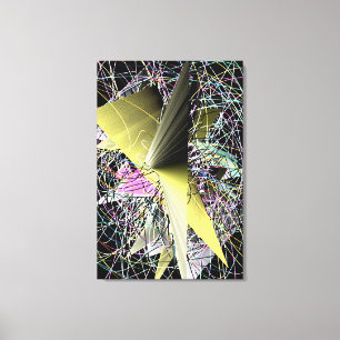 Impressão Em Tela Pintura Contemporânea Abstrata