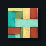 Impressão Em Tela Pintura Costeira Contempoary Multicolor<br><div class="desc">Aqua, verde, vermelho e amarelo se encontram em uma explosão de cor que lembra um padrão no baralho de praia. Prender esta pintura costeira contemporânea na sua parede pode levá-lo a tirar as férias que você tem tirado! Faz um presente de excelente para qualquer um que precise de uma fuga...</div>