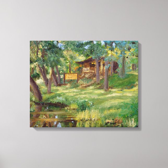 Impressão Em Tela Pintura da Bennett Springs Spring View Tackle Shop (Frente)