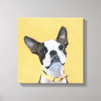 Pintura de Boston Terrier - Arte de Cachorro Origi