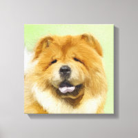 Pintura De Chow Chow - Arte De Cachorro Original