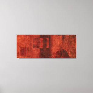 Impressão Em Tela Pintura de Crimes Profundos com Formas Geométrica