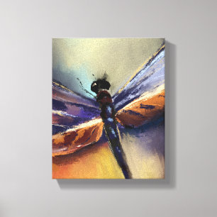Impressão Em Tela Pintura de Dragonfly