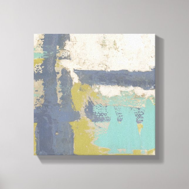 Impressão Em Tela Pintura de expressão livre moderna (Frente)