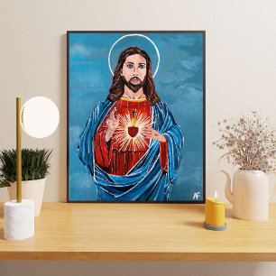 Impressão Em Tela Pintura de Jesus Cristo por Alfred Fox