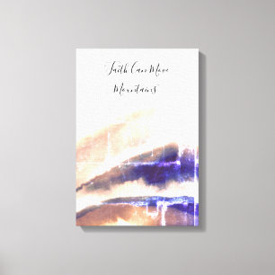 Impressão Em Tela Pintura de Montanhas Grungy na moda