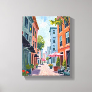 Impressão Em Tela Pintura de Newport Rhode Island