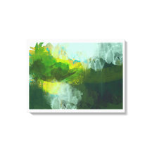 pintura de paisagem abstrato tropical