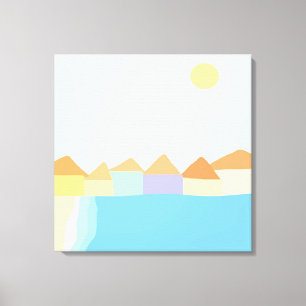 Impressão Em Tela pintura de paisagem espanha