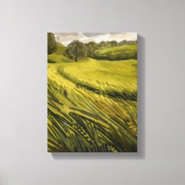 Impressão Em Tela Pintura de Prado - Ilustração de Natureza-Morta