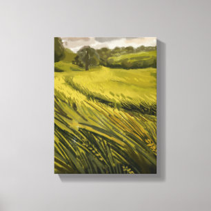 Impressão Em Tela Pintura de Prado - Ilustração de Natureza-Morta