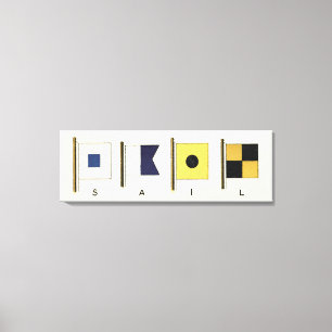 Impressão Em Tela Pintura de quatro sinalizadores com vela escrita a