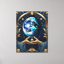 pintura de tarô de cana-de-açúcar com lua