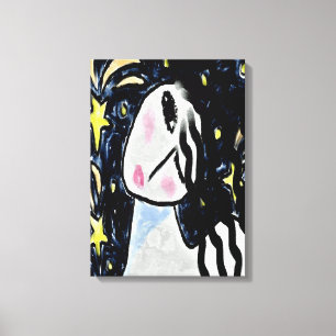 Impressão Em Tela Pintura digital Starry Night Abstrato