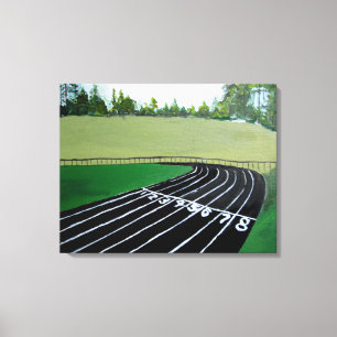 Impressão Em Tela Pintura do esporte do atletismo