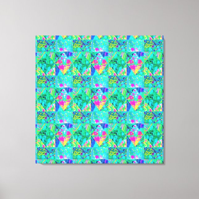 Impressão Em Tela Pintura do Jardim com Hydrangea e Blues (Frente)