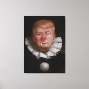 Impressão Em Tela Pintura do palhaço de Donald Trump por Tony pro