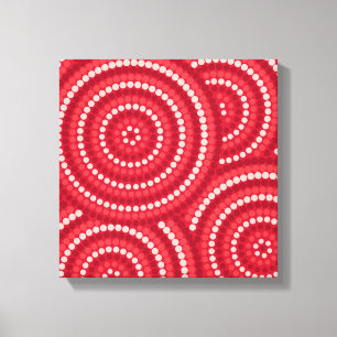 Impressão Em Tela Pintura do ponto aborígene