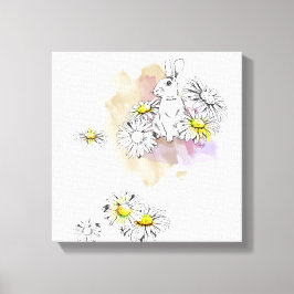 Impressão Em Tela Pintura do Rabbit