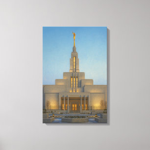 Impressão Em Tela Pintura do Templo de Draper Utah™ Arte de Parede L