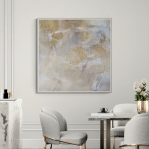 Impressão Em Tela Pintura elegante de abstrato com pintura de parede