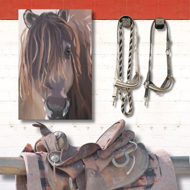 Impressão Em Tela Pintura em Cavalo Moderno (Criador carregado)