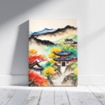 Impressão Em Tela Pintura em Paisagem Coreana<br><div class="desc">A impressão de tela de pintura em pintura do panorama coreano é totalmente personalizável e exclusiva para pendurar em casa e nas paredes do escritório. Projetado por Norman.R.</div>
