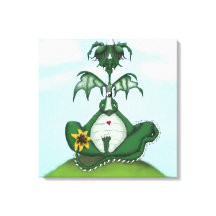 Pintura Engraçada de Yogi Dragon