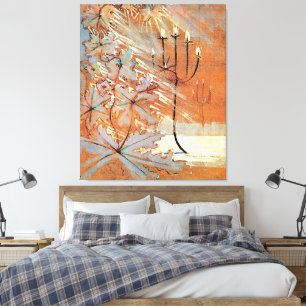 Impressão Em Tela Pintura famosa no inverno (V)