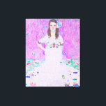 Impressão Em Tela Pintura Mäda Primavesi de Gustav Klimt<br><div class="desc">Mäda Primavesi,  de Gustav Klimt,  pintando tela impressa.</div>