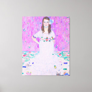 Impressão Em Tela Pintura Mäda Primavesi de Gustav Klimt