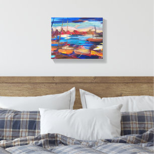 Impressão Em Tela Pintura moderna, sanita marítima