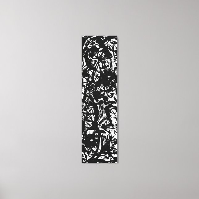 IMPRESSÃO EM TELA PINTURA PRETA E BRANCA - C. 1952- (Frente)