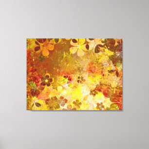 Impressão Em Tela Pintura quente de abstrato no outono
