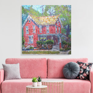 Impressão Em Tela Pintura Red Beauty / Artista Larry Lerew