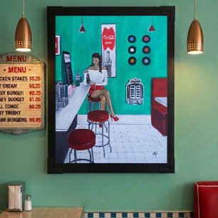 Impressão Em Tela Pintura Runaround Sue por Alfred Fox